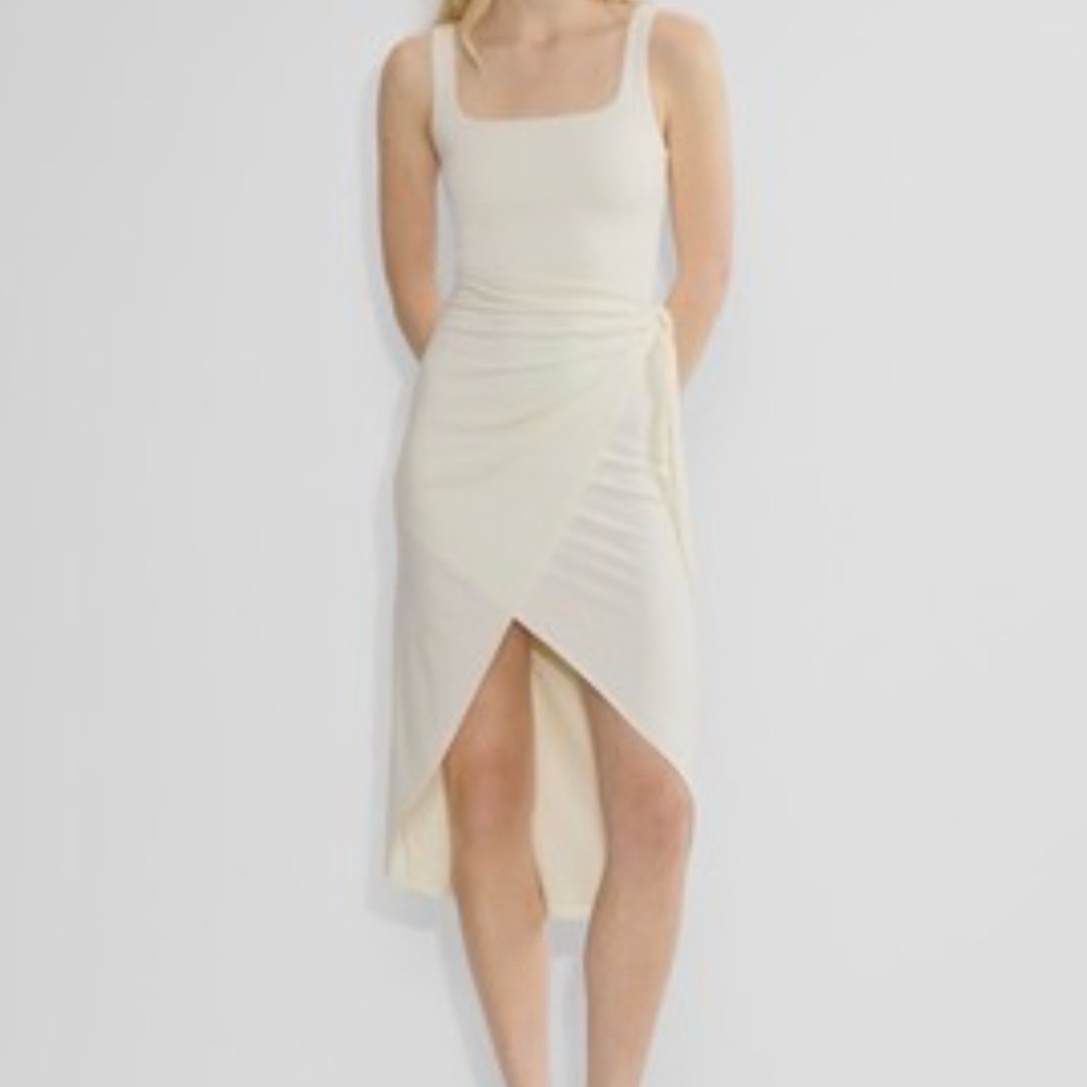 Aritzia NWT | Light Birch Saturn Midi Skirt